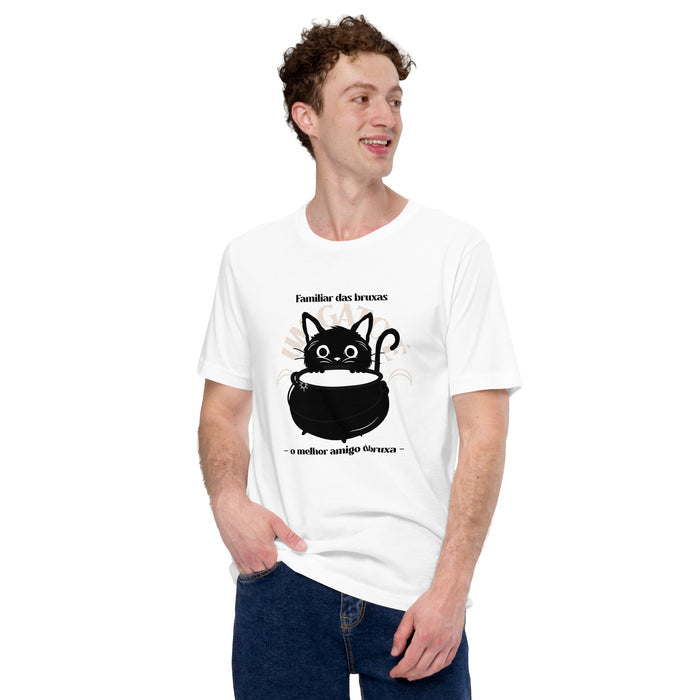 Happy Halloween Witch Cat Unisex T-shirt