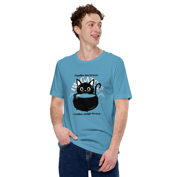 Happy Halloween Witch Cat Unisex T-shirt