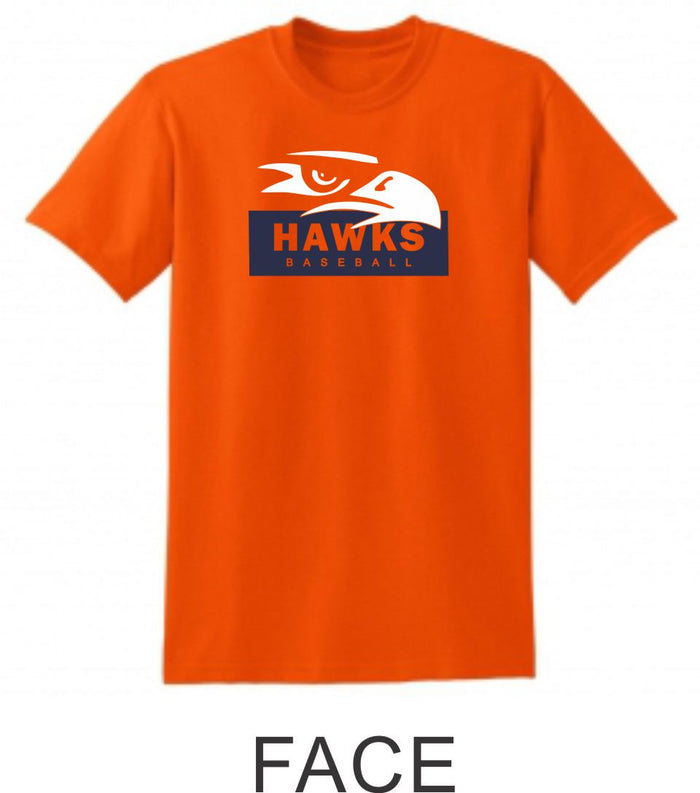 Hawks Baseball Basic Tee- 4 Designs