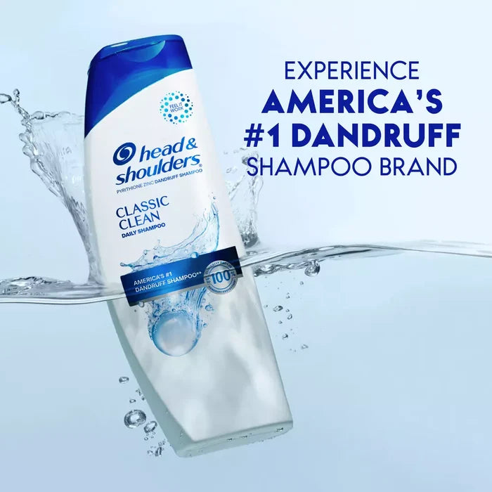 HEAD & SHOULDERS Pyritinol Zinc Dandruff Shampoo Classic Clean  شامبو هيد اند شولدرز ضد القشرة كلاسيك كلين