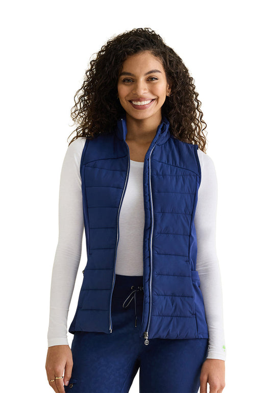 Healing Hands Women's Khloe 7-Pocket Quilted Vest