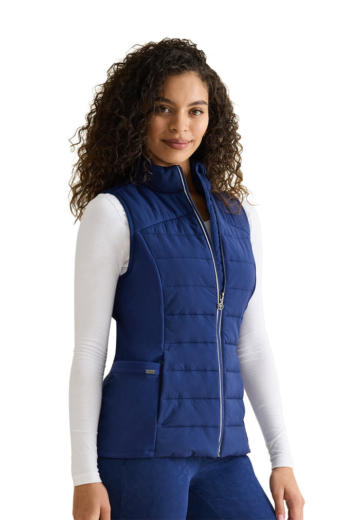 Healing Hands Women's Khloe 7-Pocket Quilted Vest