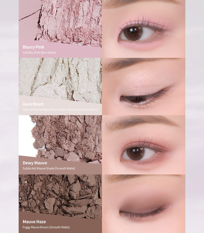 Heart Percent Dote on Mood Eye Palette 07 Cool Muse Pacets | GlamTouch UK
