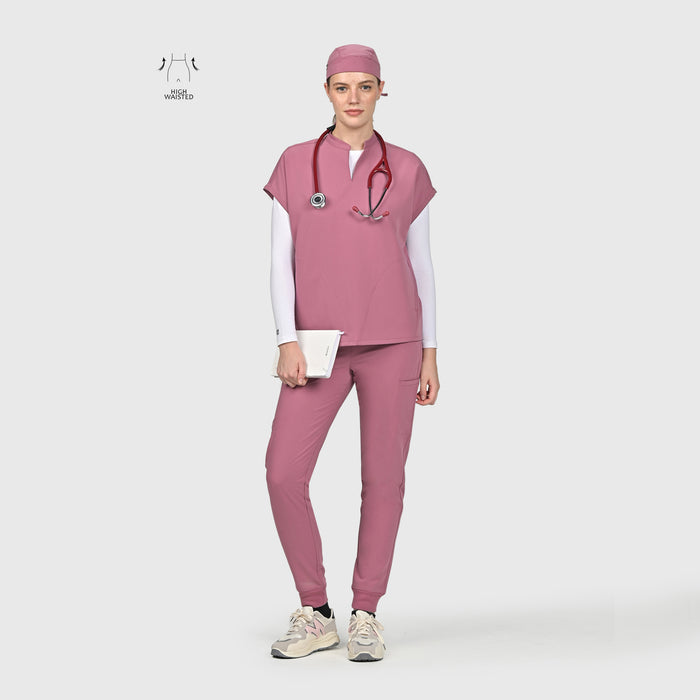 High Waisted Flex Nine-Pocket Jogger Scrub Pant