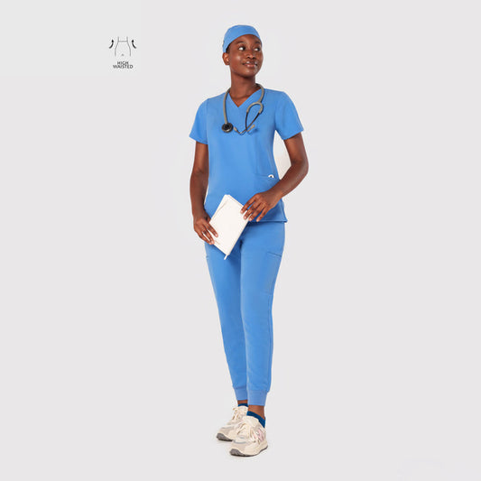 High Waisted Flex Nine-Pocket Jogger Scrub Pant