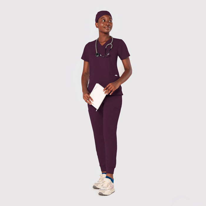 High Waisted Flex Nine-Pocket Jogger Scrub Pant