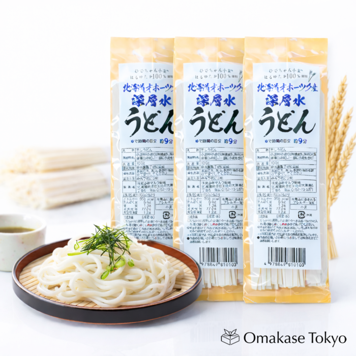 Hokkaido Haruyutaka Deep Ocean Dried Udon (100g x 3 Packs)