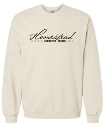 HOMESTEAD SAND UNISEX SOFTSTYLE MIDWEIGHT CREWNECK