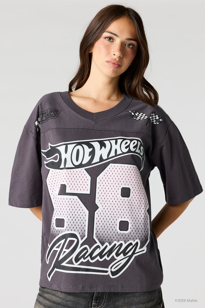 Hot Wheels™ Graphic V-Neck T-Shirt