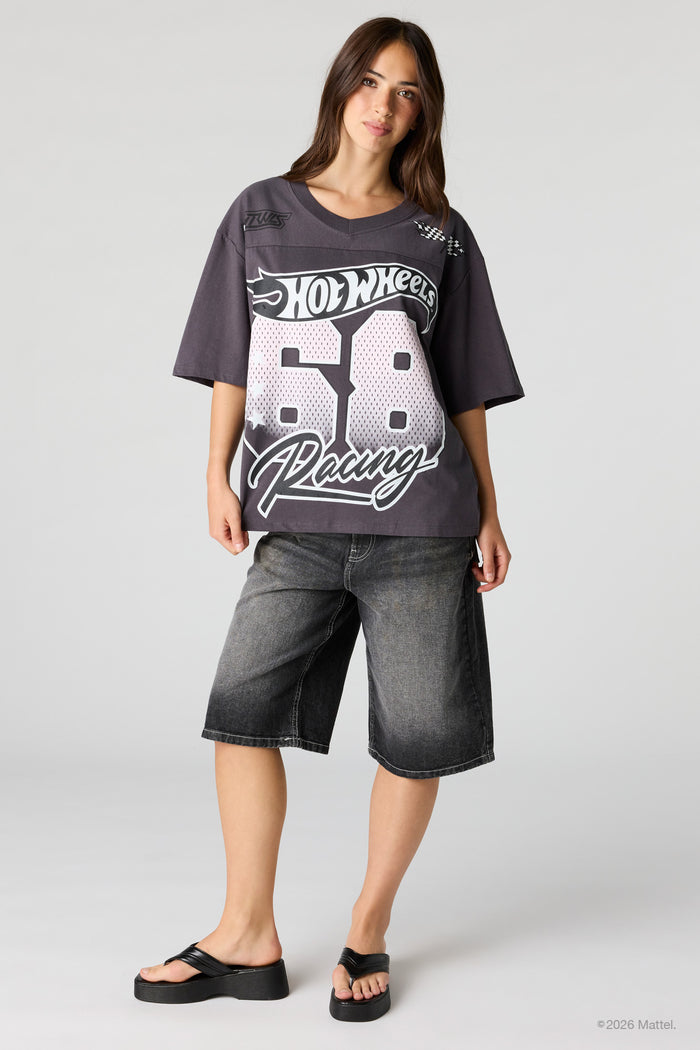 Hot Wheels™ Graphic V-Neck T-Shirt