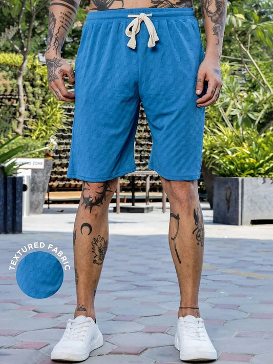 House Of Koala Blue Casual Wear Knitted All-Day Comfort Shorts