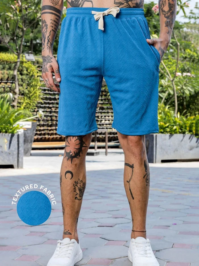 House Of Koala Blue Casual Wear Knitted All-Day Comfort Shorts