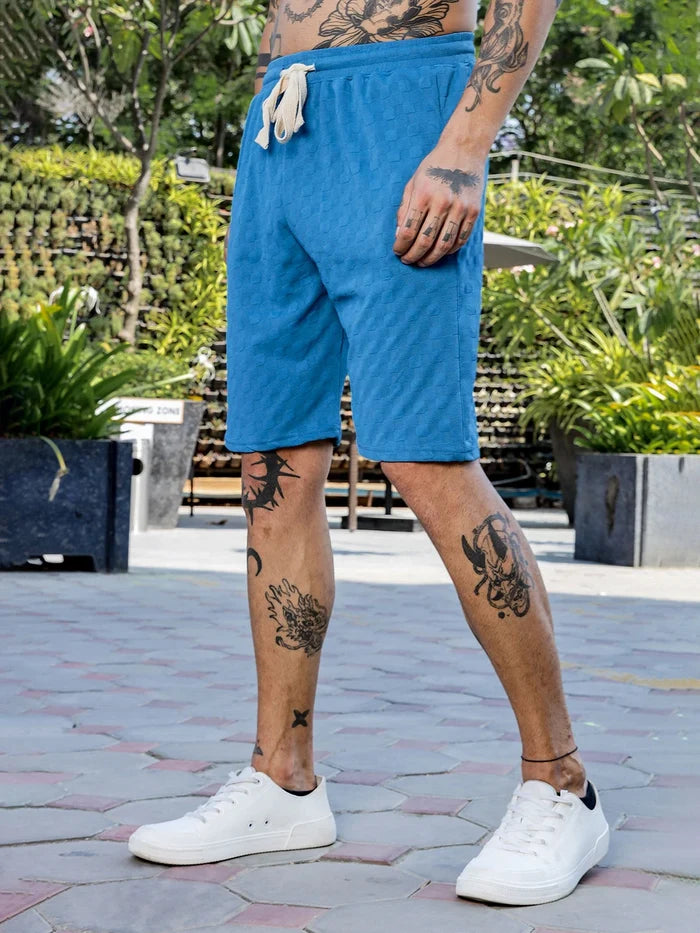 House Of Koala Blue Casual Wear Knitted All-Day Comfort Shorts