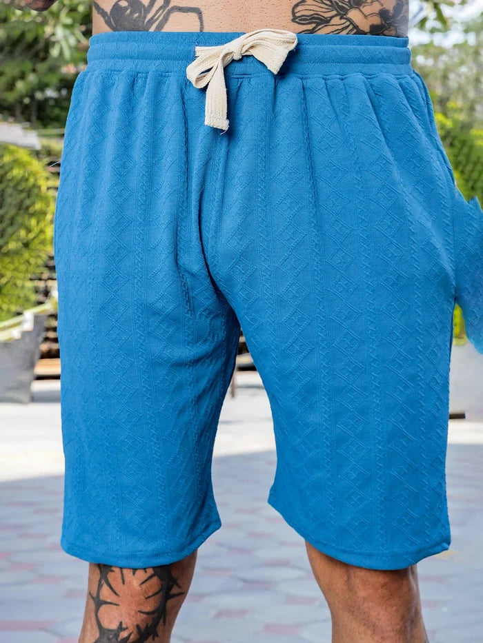 House Of Koala Blue Casual Wear Knitted All-Day Comfort Shorts