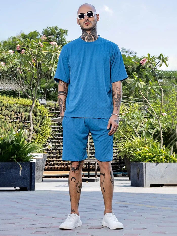 House Of Koala Blue Casual Wear Knitted All-Day Comfort Shorts