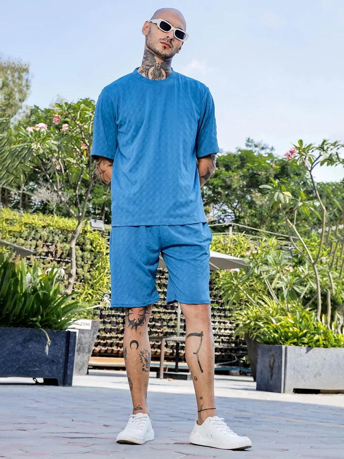 House Of Koala Blue Casual Wear Knitted All-Day Comfort Shorts