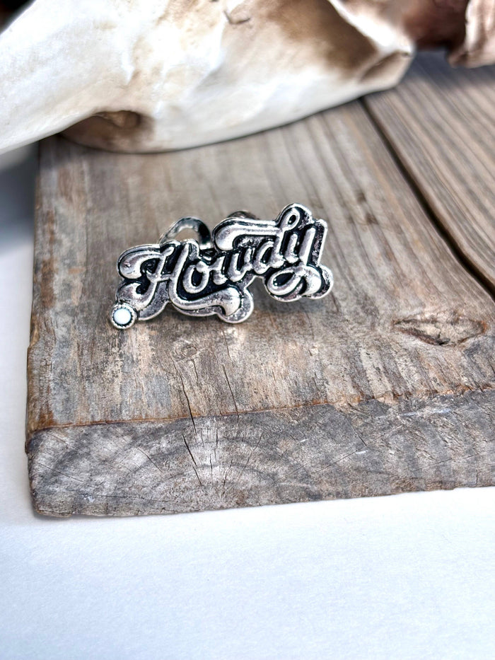 Howdy Stone Adjustable Ring