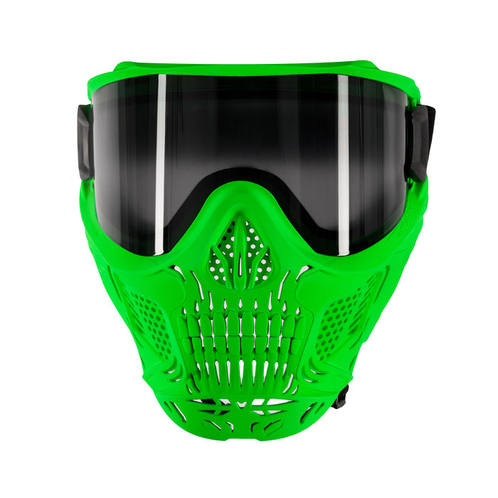 HSTL® Glowball™ Skull Goggle Neon Green w/ Smoke Lens