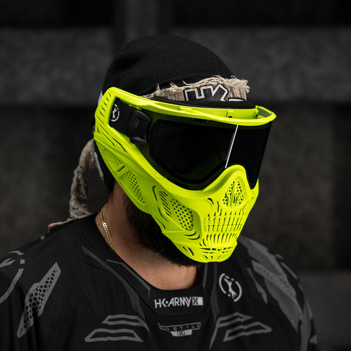 HSTL® Glowball™ Skull Goggle Neon Yellow w/ Smoke Lens