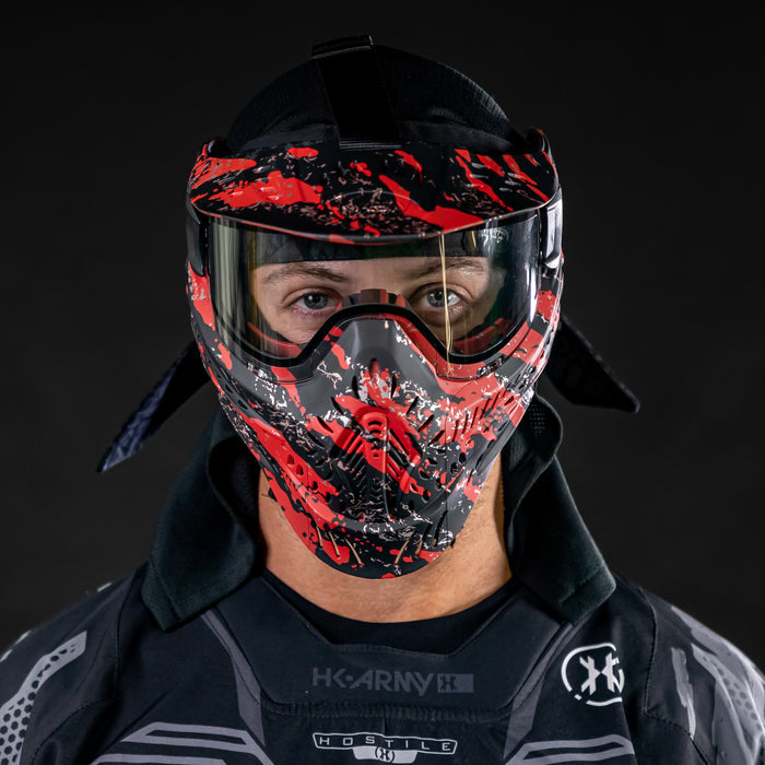 HSTL® Goggle - Fracture Black/Red w/ Clear Thermal Lens