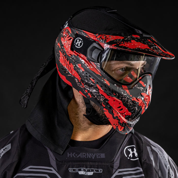 HSTL® Goggle - Fracture Black/Red w/ Clear Thermal Lens
