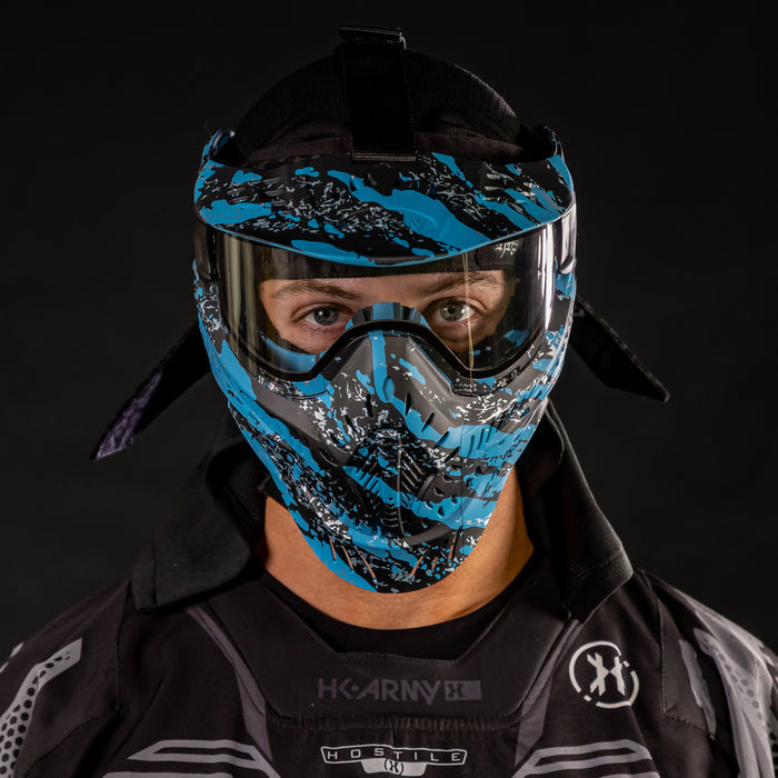 HSTL® Goggle - Fracture Black/Turquoise w/ Clear Thermal Lens