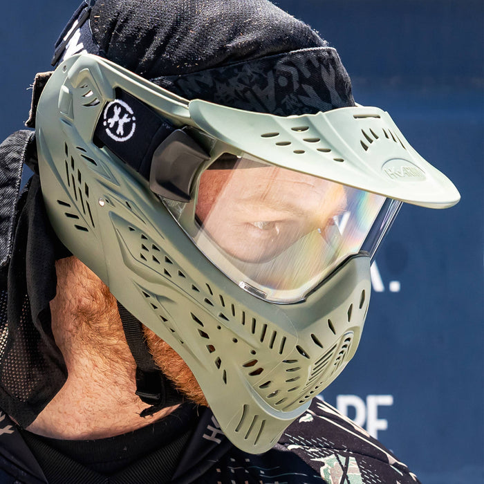HSTL Goggle Olive Clear Single Pane Lens