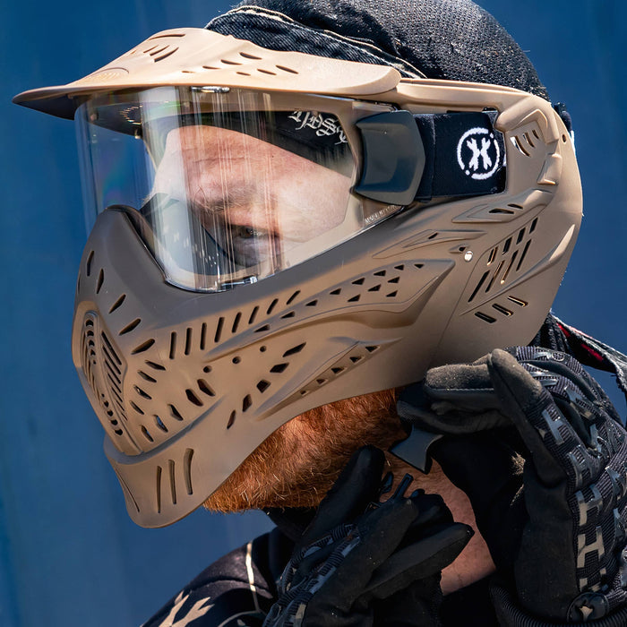HSTL Goggle - Tan w/ Clear Single Pane Lens