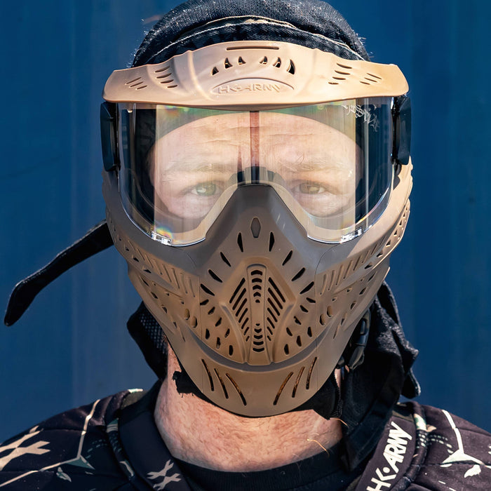 HSTL Goggle - Tan w/ Clear Single Pane Lens