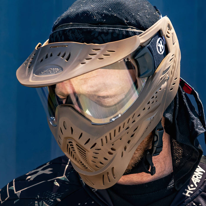 HSTL Goggle - Tan w/ Clear Single Pane Lens