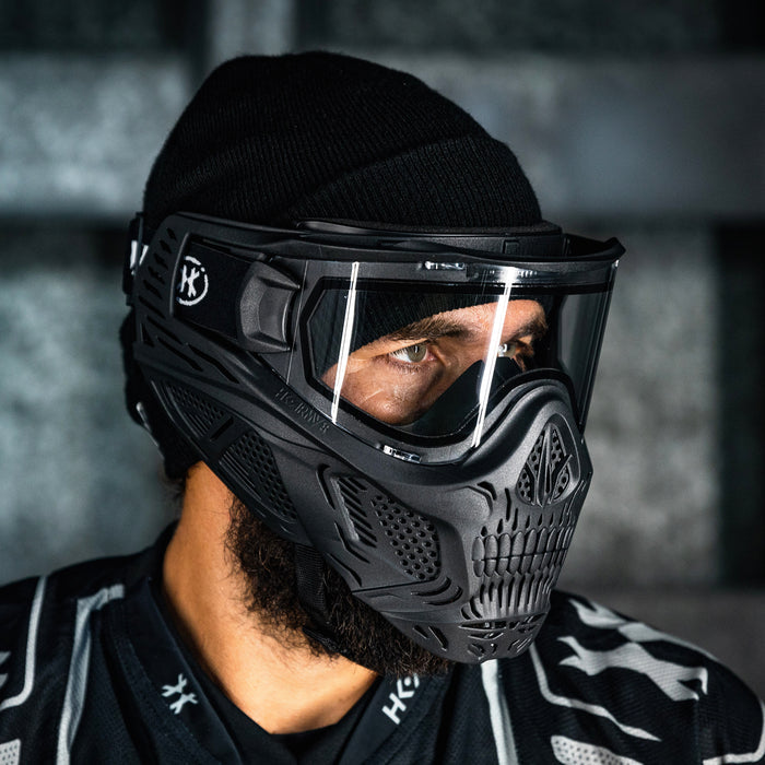 HSTL® Skull Goggle - Black w/ Clear Lens