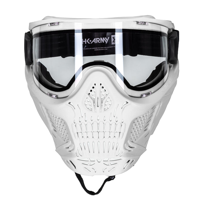 HSTL® Skull Goggle - White w/ Clear Lens