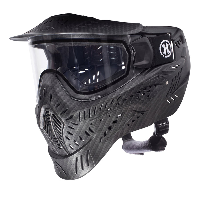 HSTL® Skull Goggle Carbon Fiber Black w/ Clear Lens