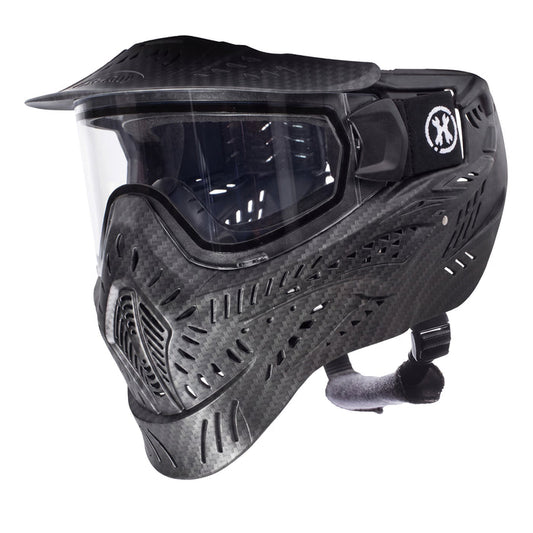 HSTL® Skull Goggle Carbon Fiber Black w/ Clear Lens