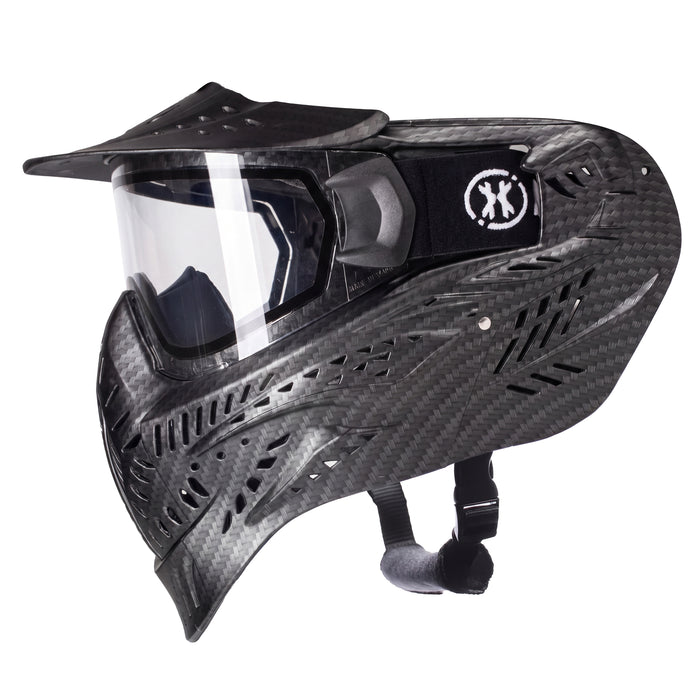 HSTL® Skull Goggle Carbon Fiber Black w/ Clear Lens