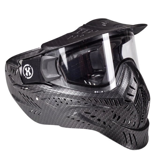HSTL® Skull Goggle Carbon Fiber Black w/ Clear Lens
