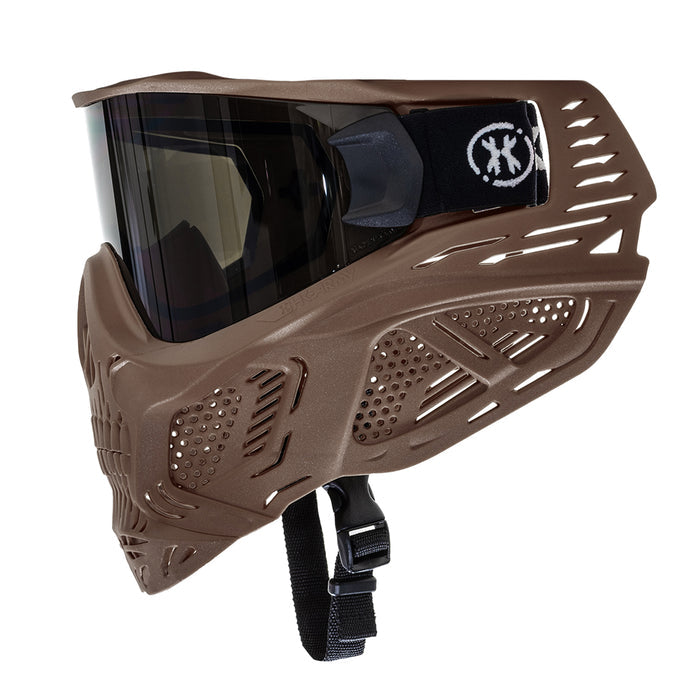 HSTL® Skull Goggle "Grave Digger" - Tan w/ Smoke Lens