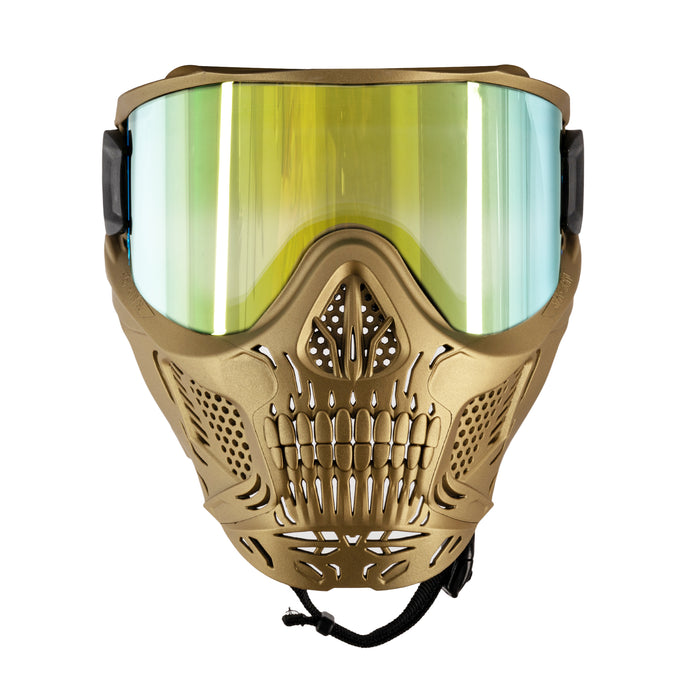 HSTL® Skull Goggle Metallic Gold w/ Gold Lens