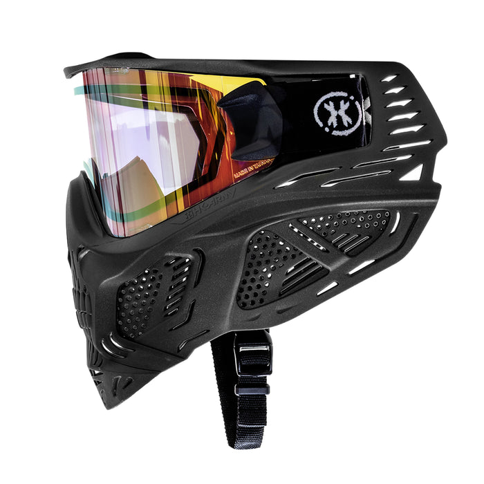 HSTL® Skull Goggle "Raider" - Black w/ Gold Lens