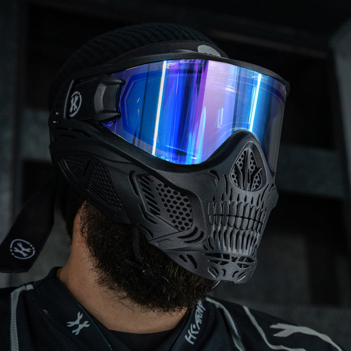 HSTL® Skull Goggle "Reaper" - Black w/ Ice Lens