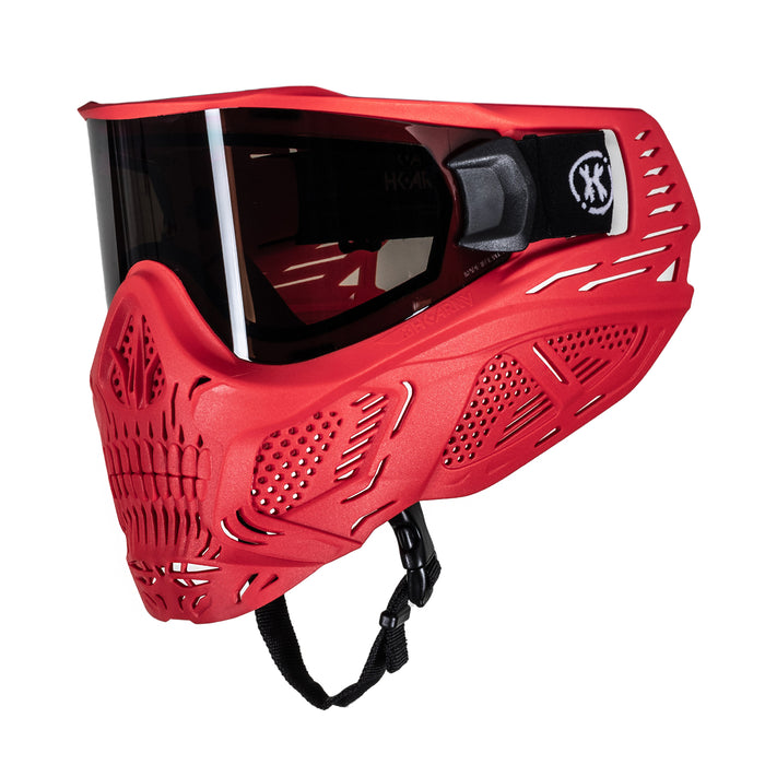 HSTL® Skull Goggle "Sinner" - Red w/ Smoke Lens