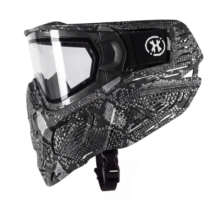 HSTL® Skull Goggle Snake Grey w/ Clear Lens