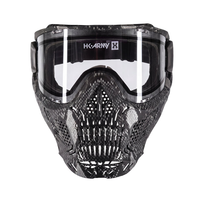 HSTL® Skull Goggle Snake Grey w/ Clear Lens