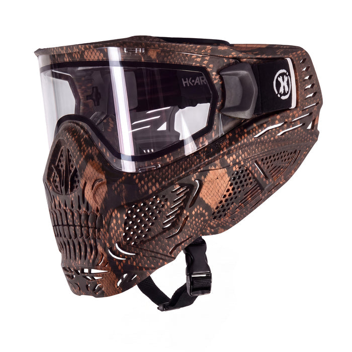 HSTL® Skull Goggle Snake Red w/ Clear Lens