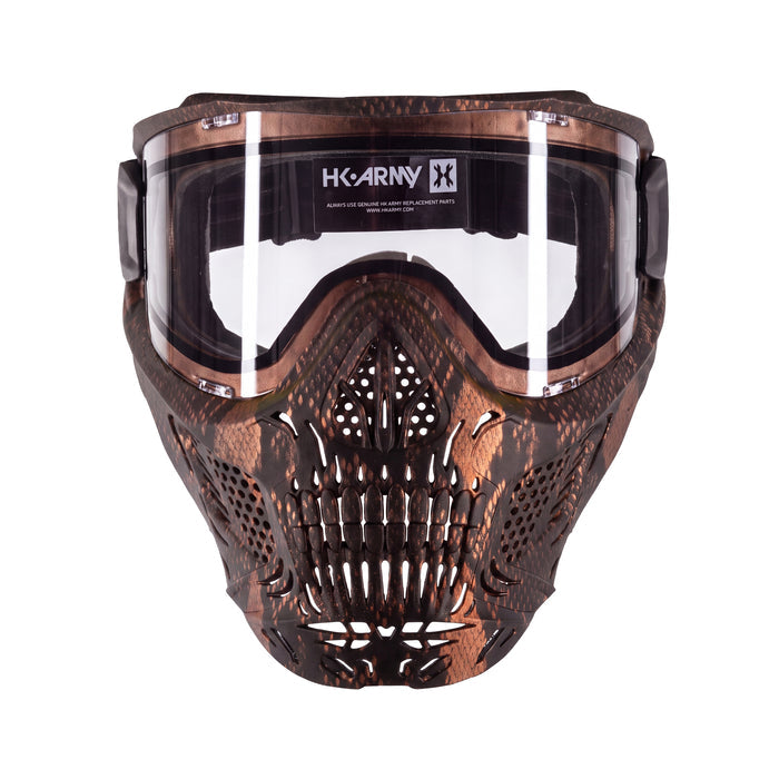 HSTL® Skull Goggle Snake Red w/ Clear Lens