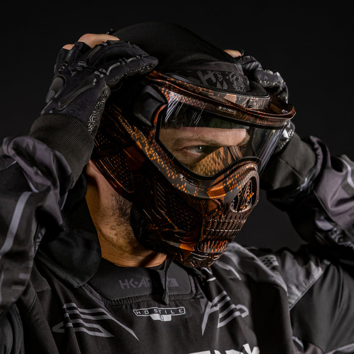 HSTL® Skull Goggle Snake Red w/ Clear Lens