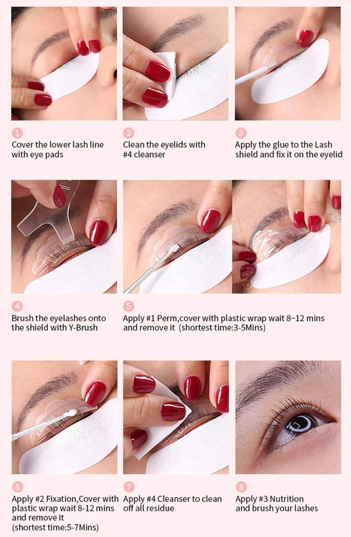 ICONSIGN Lash Lift & Tint Kit - Black for Stunning Eyelashes & Eyebrows - SD Cosmetics Care