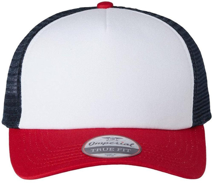 White/Red/Dark Navy / OSFA