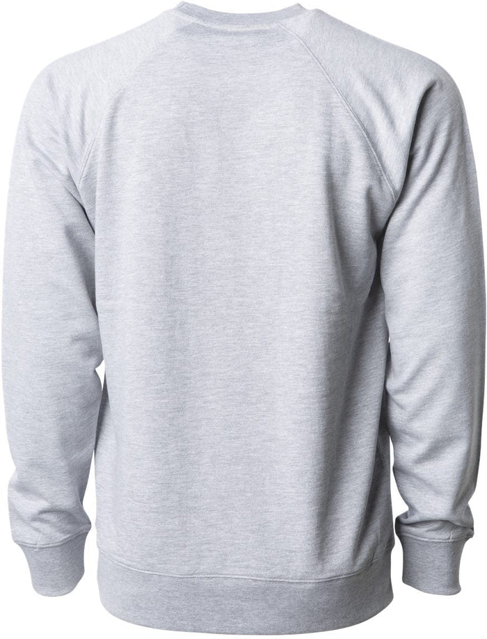 no-logo Independent Trading Co. Icon Unisex Lightweight Loopback Terry Crewneck Sweatshirt-Fleece-Independent Trading Co.-Thread Logic