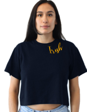 IRISH LADIES NEXT LEVEL IDEAL CROP TOP